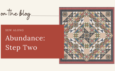 Sew Along: Abundance Step Two