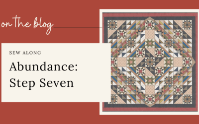 Sew Along – Abundance: Step Seven